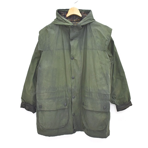 ��Used&Vintage�� Barbour �Х֥��� DURHAM �����ϥ� ������ɥ����� �ա��ɥ��㥱�å� �ߥ꥿�꡼ �ڥ�˥��å����ۡ�����̵����