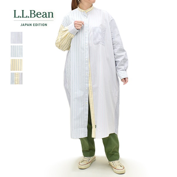 L.L.Bean Japan Edition ���륨��ӡ��� ����ѥ󥨥ǥ������ Orono Long-Sleeve Long Shirt ������ ���󥰥��꡼�� ����� ���ԡ��� 6175-3144 ��ǥ�����������̵����