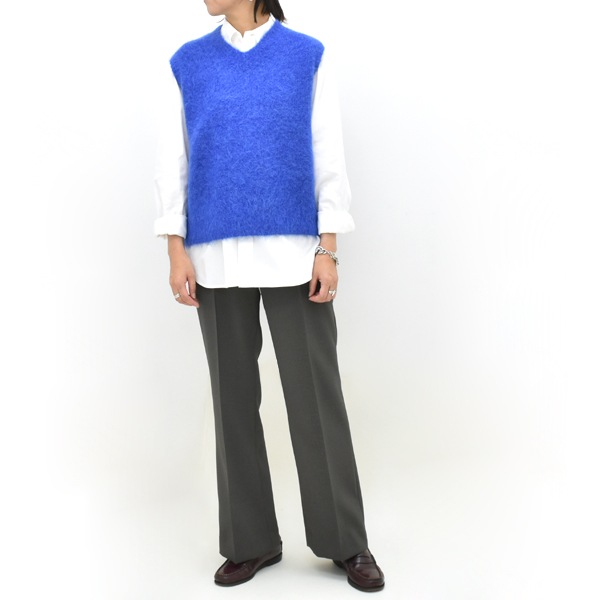 ��26AW��THE SHINZONE ���󥾡��� ALPACA SHAGGY KNIT VEST ����ѥ����㥮���˥åȥ٥��� V�ͥå� 26AMSNI04 ��ǥ�����������̵����