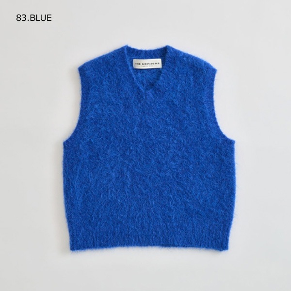 ��26AW��THE SHINZONE ���󥾡��� ALPACA SHAGGY KNIT VEST ����ѥ����㥮���˥åȥ٥��� V�ͥå� 26AMSNI04 ��ǥ�����������̵���ۡ�ͽ���