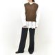 ��26AW��THE SHINZONE ���󥾡��� ALPACA SHAGGY KNIT VEST ����ѥ����㥮���˥åȥ٥��� V�ͥå� 26AMSNI04 ��ǥ�����������̵����