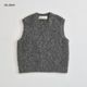 ��26AW��THE SHINZONE ���󥾡��� ALPACA SHAGGY KNIT VEST ����ѥ����㥮���˥åȥ٥��� V�ͥå� 26AMSNI04 ��ǥ�����������̵����