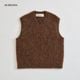 ��26AW��THE SHINZONE ���󥾡��� ALPACA SHAGGY KNIT VEST ����ѥ����㥮���˥åȥ٥��� V�ͥå� 26AMSNI04 ��ǥ�����������̵����