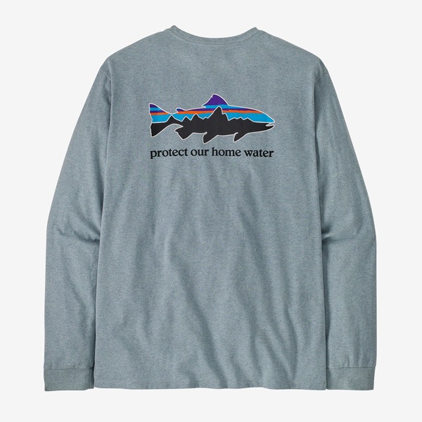 �ڥ�����/30%OFF��Patagonia �ѥ����˥� MS L/S HOME WATER TROUT RESPONSIBILI-TEE ���󥰥��꡼�� �ۡ��� ���������� �ȥ饦�� �쥹�ݥ󥷥ӥ�ƥ��� T����� 37574 ��� ��ǥ����� ��˥��å����ڥ���å��ݥ��Ȳġۡ�25-26WINTER SALE�ۡ����ʡ����Բġ�