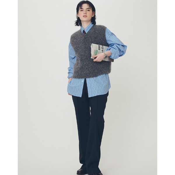 ��26AW��THE SHINZONE ���󥾡��� STRIPED UNCLE SHIRT ���ȥ饤�ץ��󥯥륷��� 26AMSBL08 ��ǥ�����������̵���ۡ�ͽ���
