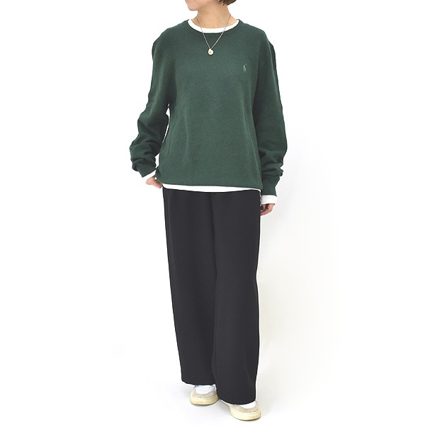 ��Used&Vintage�� Polo Ralph Lauren �ݥ����ե������ �ɽ� ���롼�ͥå��˥å� ���åȥ� �ڥ�˥��å����ۡ�����̵����