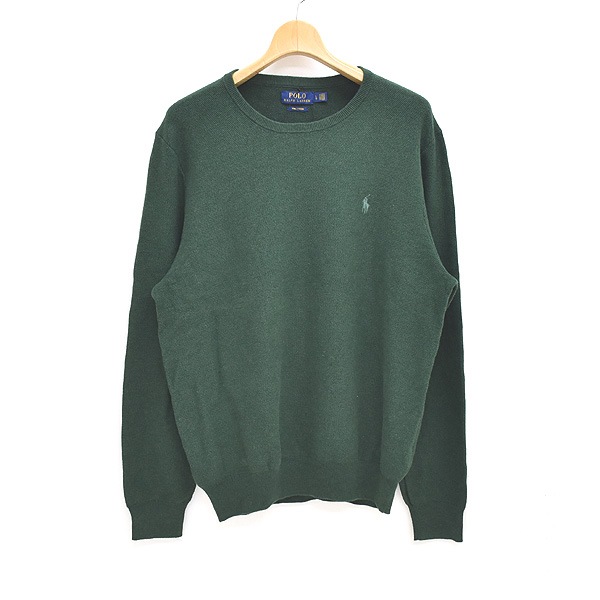 ��Used&Vintage�� Polo Ralph Lauren �ݥ����ե������ �ɽ� ���롼�ͥå��˥å� ���åȥ� �ڥ�˥��å����ۡ�����̵����