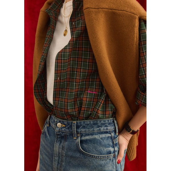 ��26FW��Oblada ���֥�� CHECK AUTHENTIC SHIRT �����å���������ƥ��å������ F2610SH09 ��ǥ�����������̵���ۡ����ͽ���