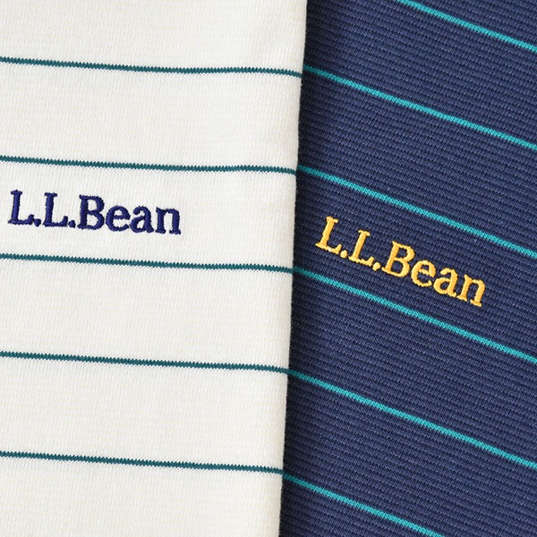 L.L.Bean Japan Edition ���륨��ӡ��� ����ѥ󥨥ǥ������ Union Long-Sleeve Striped Tee ��˥��� ���󥰥��꡼�� ���ȥ饤�� T����� 6175-3153 ��ǥ�����