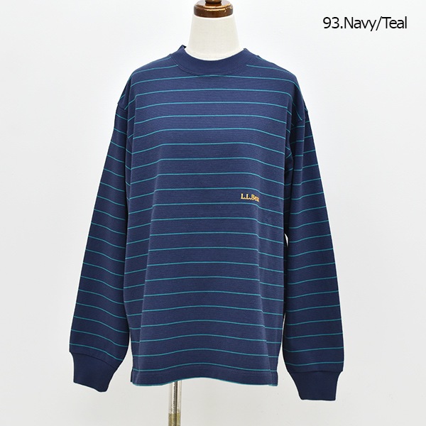 L.L.Bean Japan Edition ���륨��ӡ��� ����ѥ󥨥ǥ������ Union Long-Sleeve Striped Tee ��˥��� ���󥰥��꡼�� ���ȥ饤�� T����� 6175-3153 ��ǥ�����
