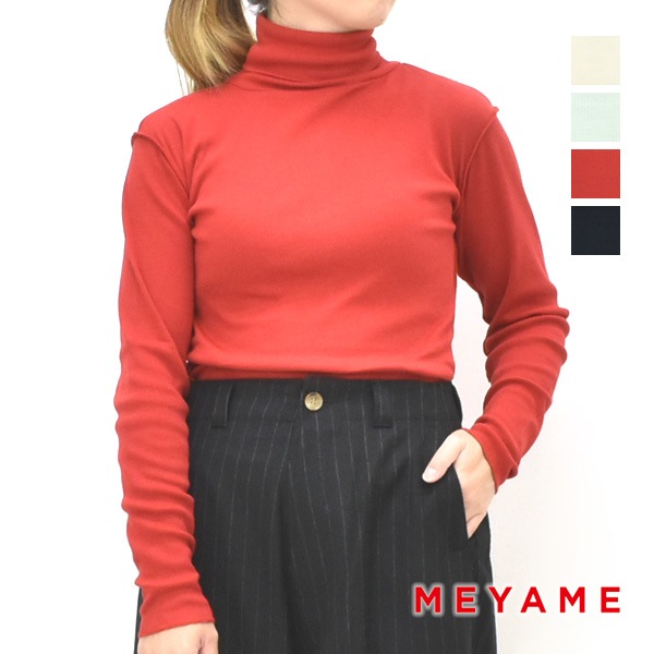 MEYAME  եȥ֥ȥͥå ˥å SOFT RIB TURTLENECK MEY-1729 ǥ̵ۡڥåݥȲġ