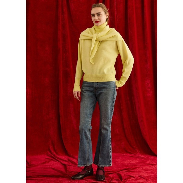 ��26FW��Oblada ���֥�� MARGARET JEANS VINTAGE �ޡ�����åȥ����� ������ơ��� �ե쥢�ǥ˥�ѥ�� F2610DP02 ��ǥ�����������̵����