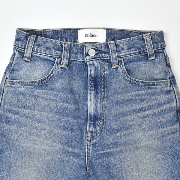 ��26FW��Oblada ���֥�� MARGARET JEANS VINTAGE �ޡ�����åȥ����� ������ơ��� �ե쥢�ǥ˥�ѥ�� F2610DP02 ��ǥ�����������̵����