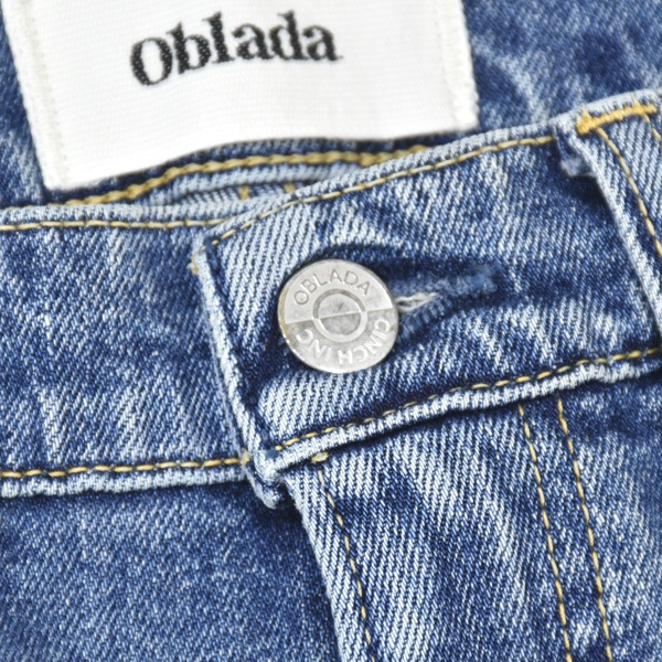 ��26FW��Oblada ���֥�� MARGARET JEANS VINTAGE �ޡ�����åȥ����� ������ơ��� �ե쥢�ǥ˥�ѥ�� F2610DP02 ��ǥ�����������̵����