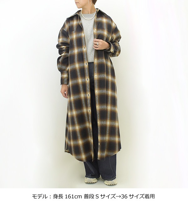 THE SHINZONE 󥾡 "CHECK SHIRT DRESS" ֥å ĥԡ 22AMSOP01 ǥ ̵
