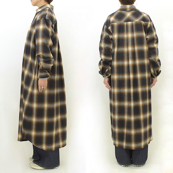 THE SHINZONE 󥾡 "CHECK SHIRT DRESS" ֥å ĥԡ 22AMSOP01 ǥ ̵