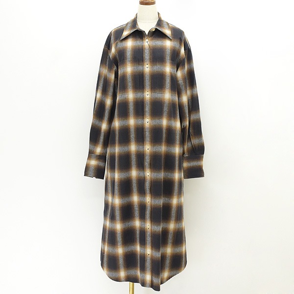 THE SHINZONE 󥾡 "CHECK SHIRT DRESS" ֥å ĥԡ 22AMSOP01 ǥ ̵