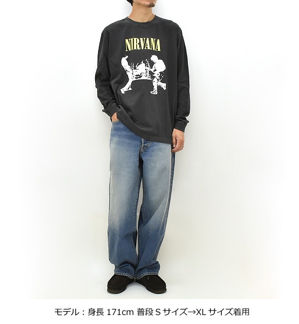 GOOD ROCK SPEED ���åɥ��å����ԡ���  �˥�������� �ץ���T����� Ĺµ ����Tee NIRVANA 24NVN205W ��ǥ����� ���