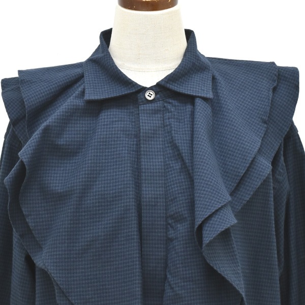 Oblada ���֥�� RAFFLE SHIRT CHECK �����å� ��åե륷��� F2510SH03������̵����