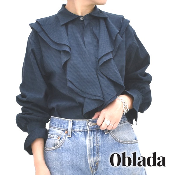限定値下げoblada / オブラダ CHECK AUTHNTIC SHIRT 一部店舗+WEB限定》oblada / オブラダ CHECK AUTHNTIC SHIRT（シャツ