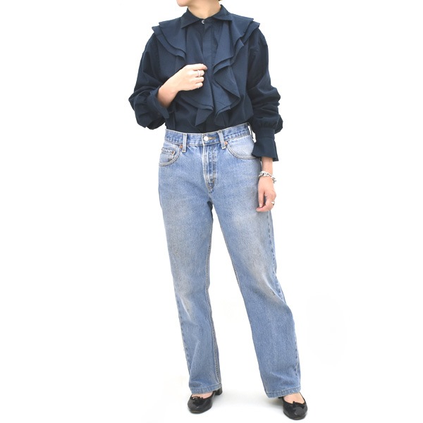 Oblada ���֥�� RAFFLE SHIRT CHECK �����å� ��åե륷��� F2510SH03������̵����