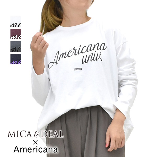 MICA&DEAL マイカアンドディール AMERICANA×MICA ロンTee