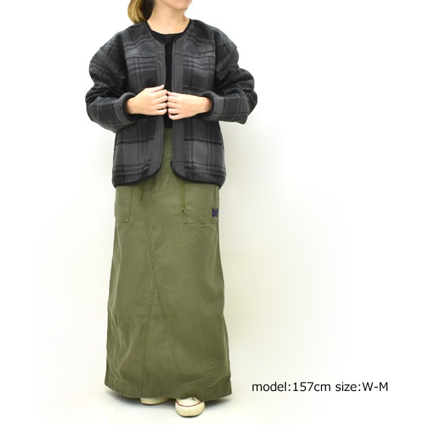 THE NORTH FACE PURPLE LABEL �Ρ����ե����� �ѡ��ץ�졼�٥� PLAS Plaid Fleece Field Cardigan �����å��ե꡼���ե�����ɥ����ǥ����� N25FA038������̵����