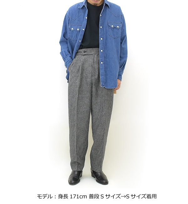 23AWNeedles ˡɥ륺 Tucked S/T Trouser -Houndstooth- å ɥ֥ȥ饦ѥ ϥɥȥ NS145̵