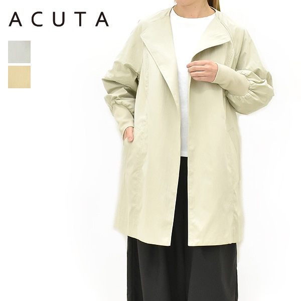 ACUTA アクータ フィブリル袖リブショートコート 10019652 レディース