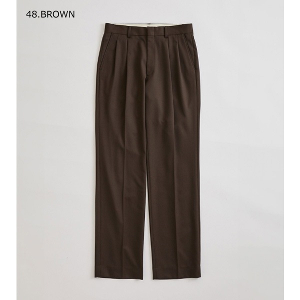 ��26AW��THE SHINZONE ���󥾡��� WASHABLE WOOL CHRYSLER PANTS �����å���֥륦���� ���饤���顼�ѥ�� 26AMSPA09 ��ǥ�����������̵���ۡ�ͽ���