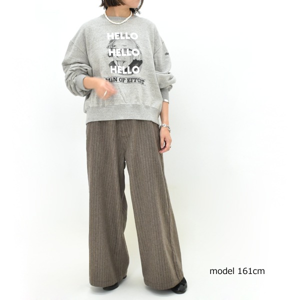 ��26FW��Oblada ���֥�� HELLO SWEAT ����ե��å��ץ��� �������åȥץ륪���С� Ĺµ S2510CU17 ��ǥ�����������̵����