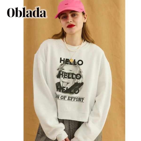 ��26FW��Oblada ���֥�� HELLO SWEAT ����ե��å��ץ��� �������åȥץ륪���С� Ĺµ S2510CU17 ��ǥ�����������̵���ۡ����ͽ���