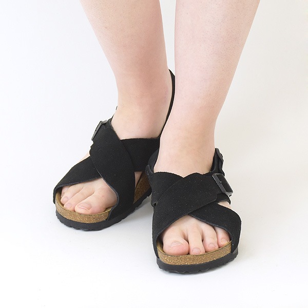 BIRKENSTOCK ӥ륱󥷥ȥå "TULUM 2 VL" BLACK ȥ 2 ɥ쥶 Хå եȥեåȥ٥å 1024086 ǥ̵