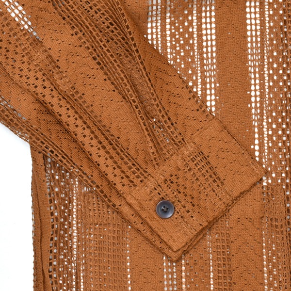 ��25AW��South2 West8 �������ġ��������ȥ����� L/S Cabana Shirt -Poly Lace Jq.- �졼�����Хʥ���� RW609������̵����