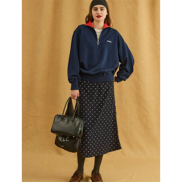 ��26FW��Oblada ���֥�� HALF ZIP SWEAT �ϡ��ե��åץ������å� F2610CU08 ��ǥ�����������̵����