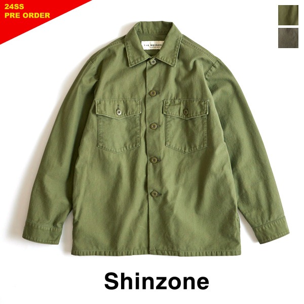 THE SHINZONE シンゾーン ユーティリティシャツ 24SS】THE SHINZONE シンゾーン UTILITY SHIRTS ユーティリティ