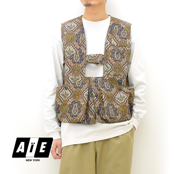 24SSAiE  GAME VEST - COTTON RIPSTOP / LIBERTY PRINTED - ٥ åȥåץȥå Хƥץ OT688̵