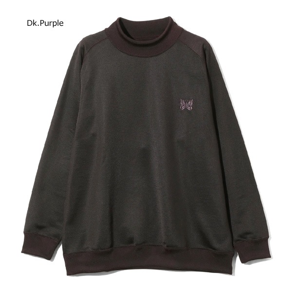 ��25AW��Needles �ˡ��ɥ륺 Mock Neck Shirt -Bright Jersey- ��å��ͥå������ �������å� RW333������̵����