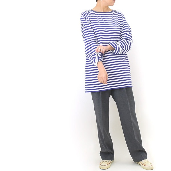 THE SHINZONE ���󥾡��� MARINE BORDER TEE �ޥ��ܡ�����T����� 19SMSCU93 ��ǥ������ڥ���å��ݥ��Ȳġ�