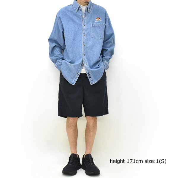 ��25SS��orSlow ���������� �磻�ɥե��å� �˥塼�衼�������硼�� ���硼�ȥѥ�� WIDE FIT NEW YORKER SHORTS �֥�å� 01-7021-61������̵����