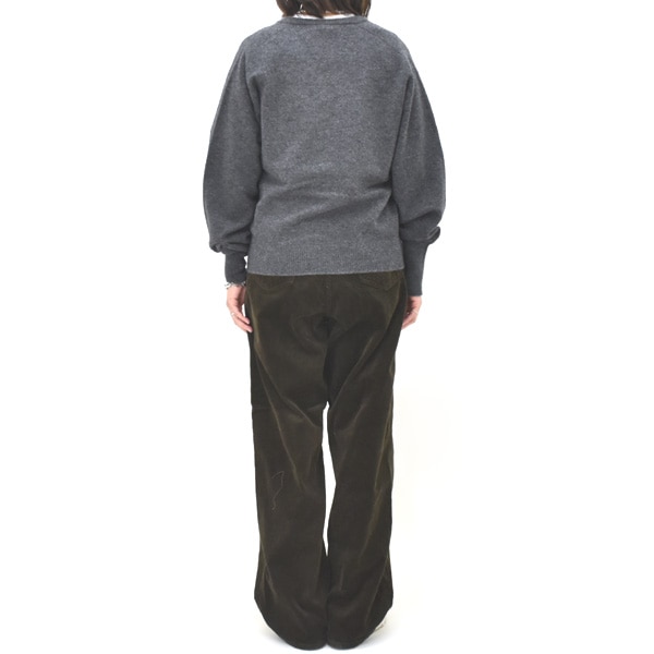 ��26FW��Oblada ���֥�� FILL V-NECK KNIT �ե��� V�ͥå��˥å� �ץ륪���С� Ĺµ F2610KN03 ��ǥ�����������̵����