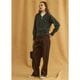 ��26FW��Oblada ���֥�� FILL V-NECK KNIT �ե��� V�ͥå��˥å� �ץ륪���С� Ĺµ F2610KN03 ��ǥ�����������̵����