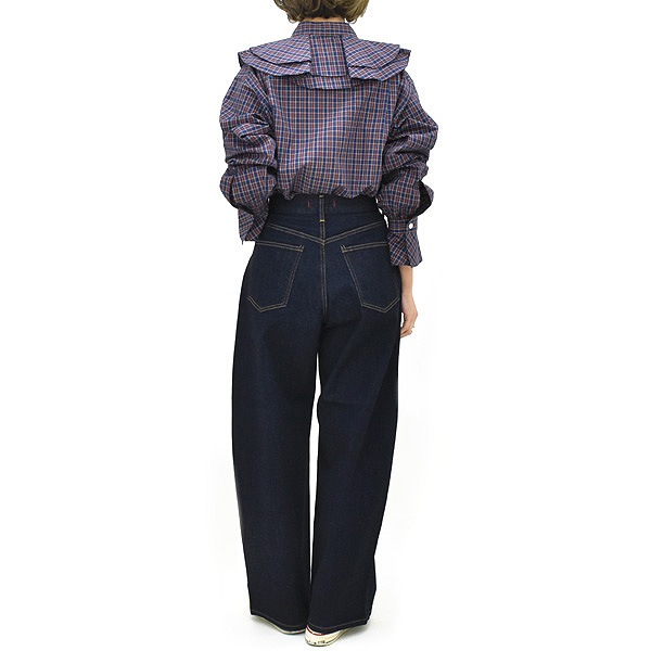 Oblada ���֥�� CHECK RUFFLE BLOUSE �����å���åե�֥饦�� S2610SH06������̵����