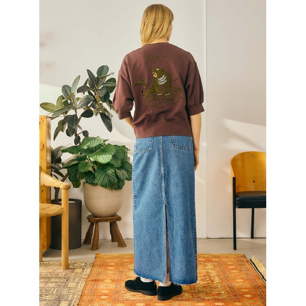 ��26SUMMER��Oblada ���֥�� �����٥˥�Ⱦµ�������å� SOUVENIR H/S SWEAT M2610CU06������̵����