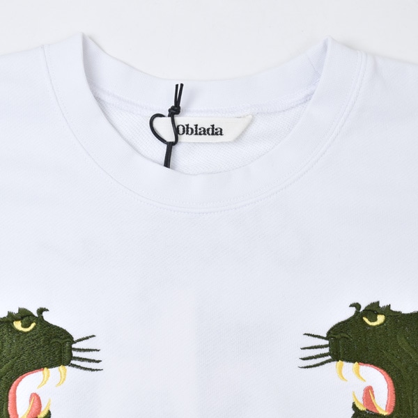 ��26SUMMER��Oblada ���֥�� �����٥˥�Ⱦµ�������å� SOUVENIR H/S SWEAT M2610CU06������̵����