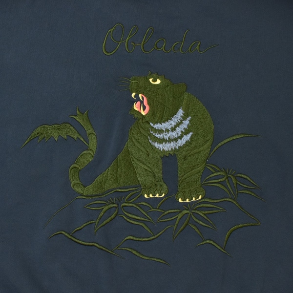 ��26SUMMER��Oblada ���֥�� �����٥˥�Ⱦµ�������å� SOUVENIR H/S SWEAT M2610CU06������̵����