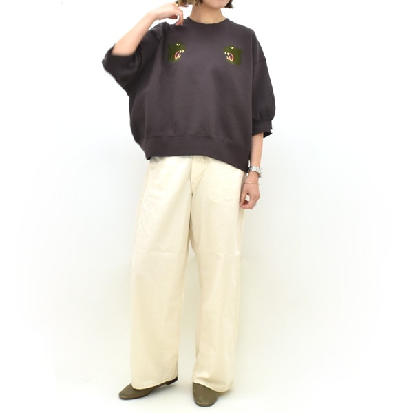 ��26SUMMER��Oblada ���֥�� �����٥˥�Ⱦµ�������å� SOUVENIR H/S SWEAT M2610CU06������̵����