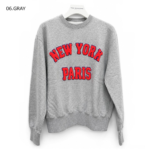 ��26AW��THE SHINZONE ���󥾡��� NEWYORK PARIS SWEATSHIRT �˥塼�衼���ѥꥹ�����åȥ���� �ץ륪���С� 26AMSCU14 ��ǥ�����������̵���ۡ�ͽ���