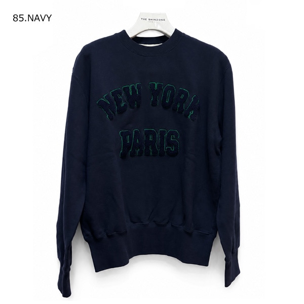 ��26AW��THE SHINZONE ���󥾡��� NEWYORK PARIS SWEATSHIRT �˥塼�衼���ѥꥹ�����åȥ���� �ץ륪���С� 26AMSCU14 ��ǥ�����������̵���ۡ�ͽ���