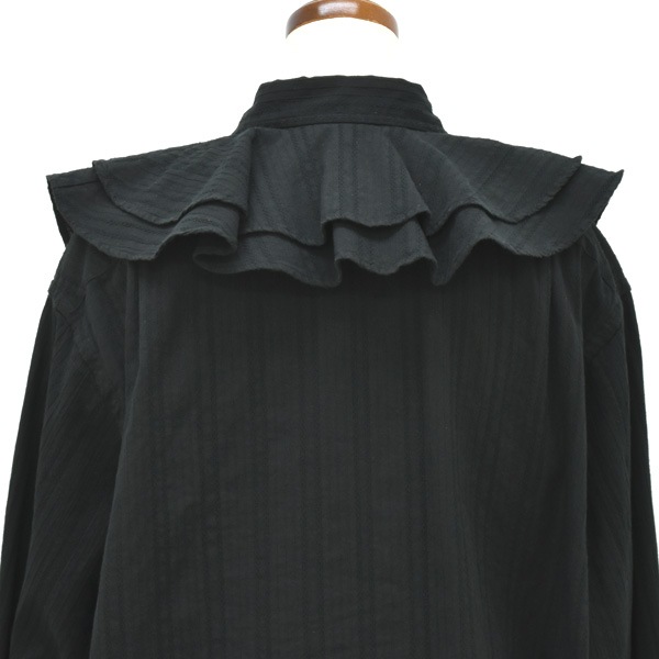 ��26SS��Oblada ���֥�� OVER DYE RUFFLE BLOUSE �����С����� ��åե�֥饦�� S2610SH07������̵����